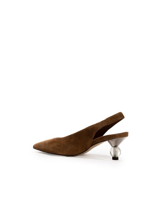 Slingback Orma in suede Marrone WEEKEND MAX MARA | 2525526094600002